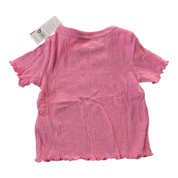 BBC-1 Epic Threads Solid Textured T-Shirt Little‎ Girls 3T - Juicy Pink - Picture 2 of 3